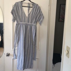 Blue jumpsuit